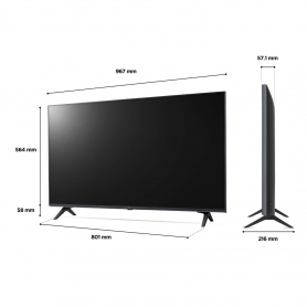 LG 43UQ8000 43" Smart 4K Ultra HD HDR LED TV with Google Assistant & Amazon Alexa - 3