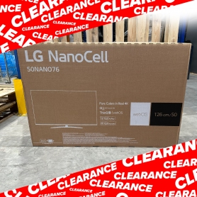 LG 50NANO763 50" 4K Ultra HD NanoCell TV