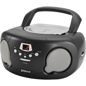 Retro Boombox CD Player with Radio - 1