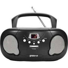 Retro Boombox CD Player with Radio - 0