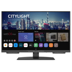 Mitchell and Brown JB-24DVD1811ST &ndash; 24&Prime; HD Ready WebOS Smart DVD TV Combo - 3