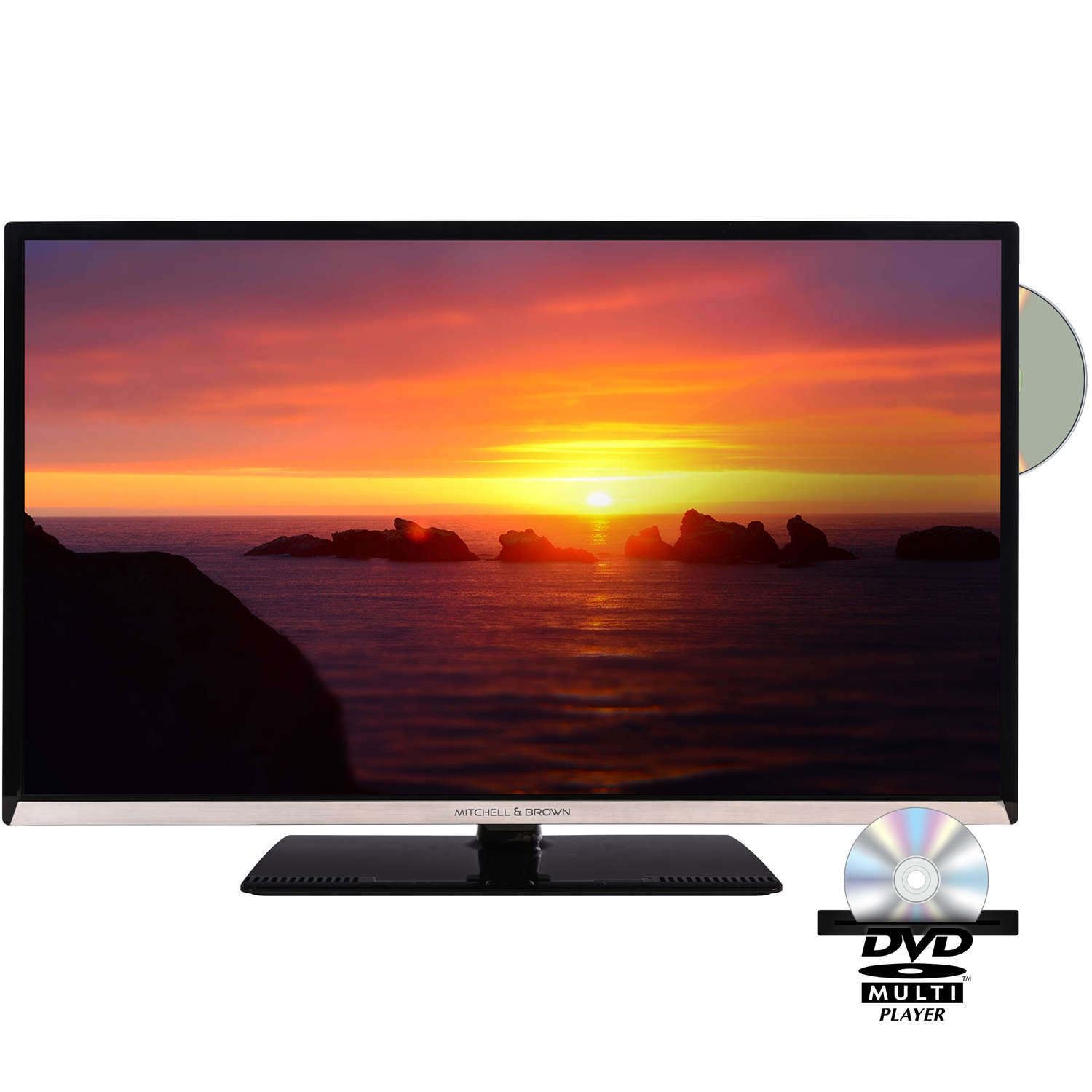24" Mitchell & Brown HD Ready TV with DVD Built-In - 1