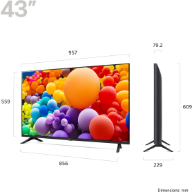LG 43UT3006LA 43" Smart 4K UHD HDR LED Freeview TV - 1