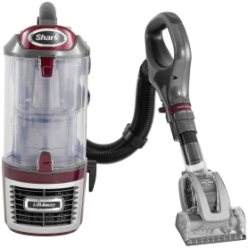 Shark NV601UKT Lift-Away Upright Vacuum Cleaner, Bordeaux/Steel Grey - 1