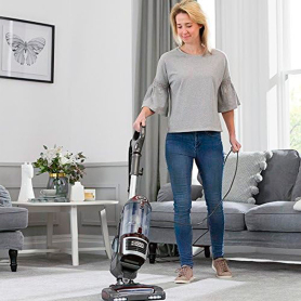 Shark NV601UKT Lift-Away Upright Vacuum Cleaner, Bordeaux/Steel Grey - 2