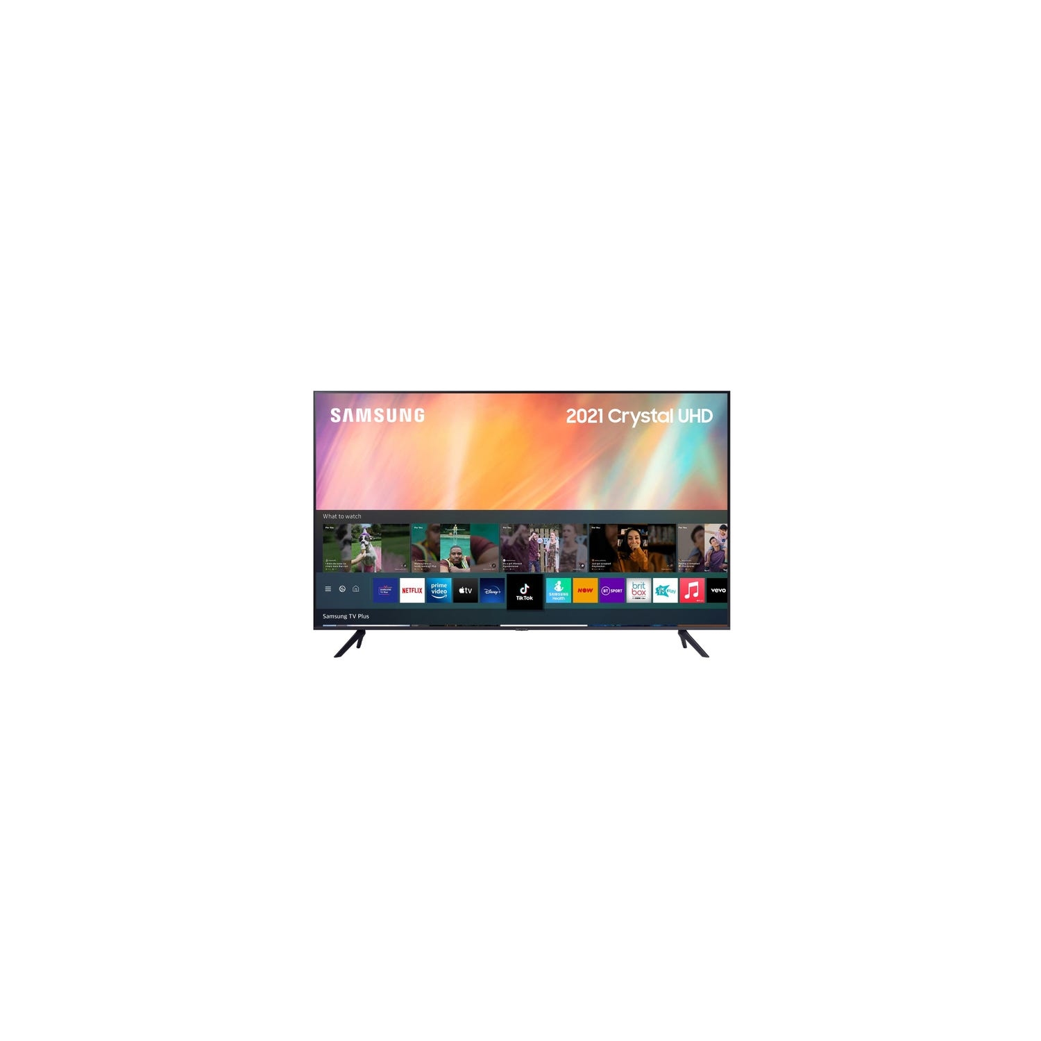 Samsung UE43AU7100 43" HDR 4K Ultra HD Smart TV with TVPlus - 0