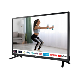T4TEC TT3213UH 32 inch 720p LED TV, HD Ready, Freeview HD, Black - 2