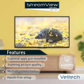 VELTECH VEL40SM01UK 40 inch FHD LED TV with Netflix - 1