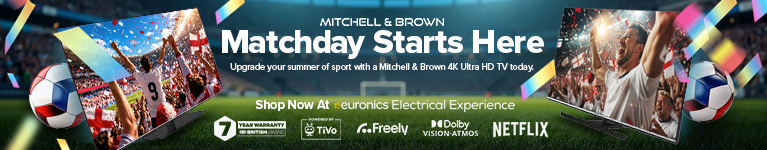 Matchday Starts Here Mitchell & Brown 4K Ultra HD TVs